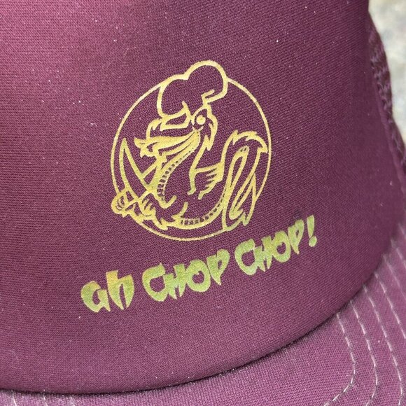 Ah Chop Chop! Vintage Mesh Back Snapback Trucker Hat - Picture 6 of 7